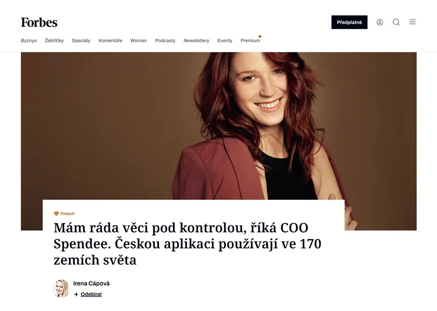 Pavla Rýznarová Forbes