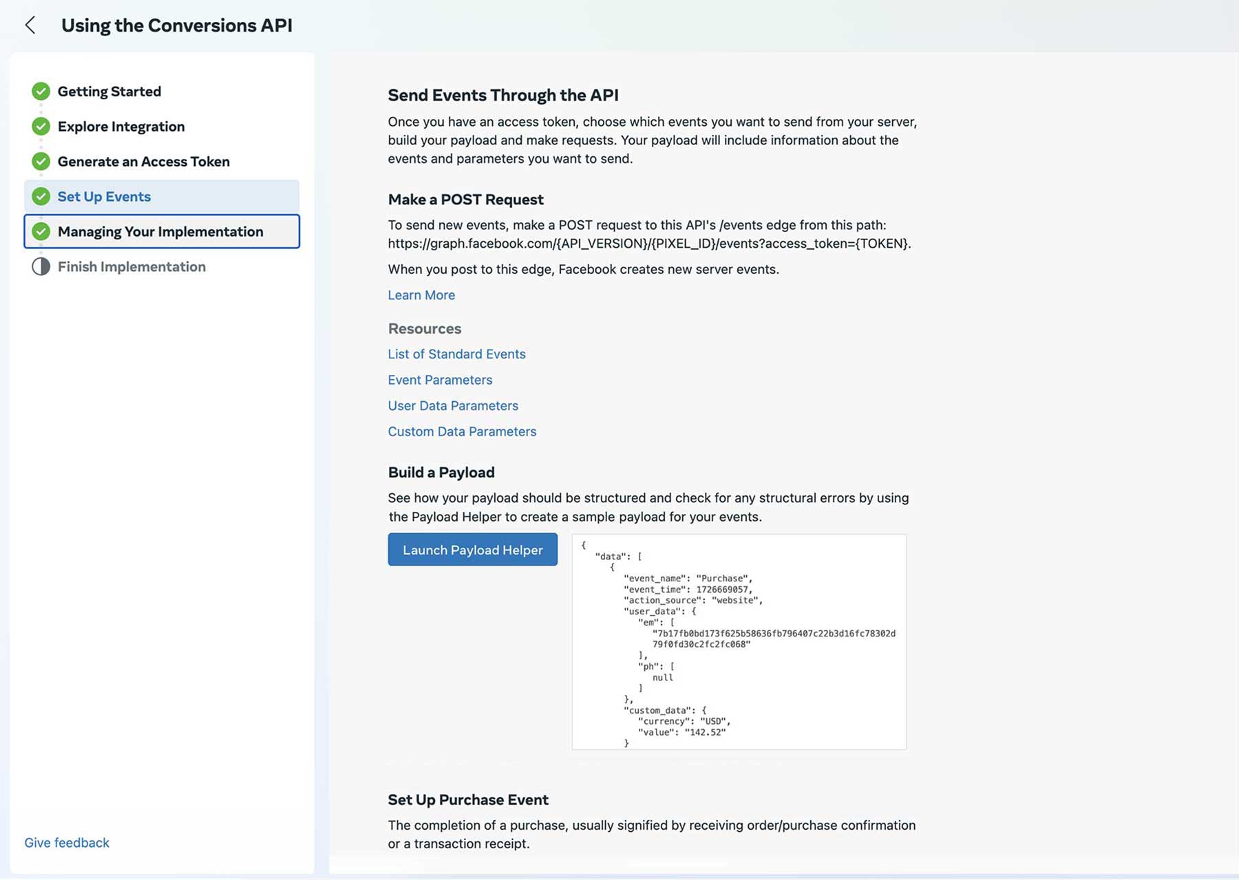 Implementace Conversions API