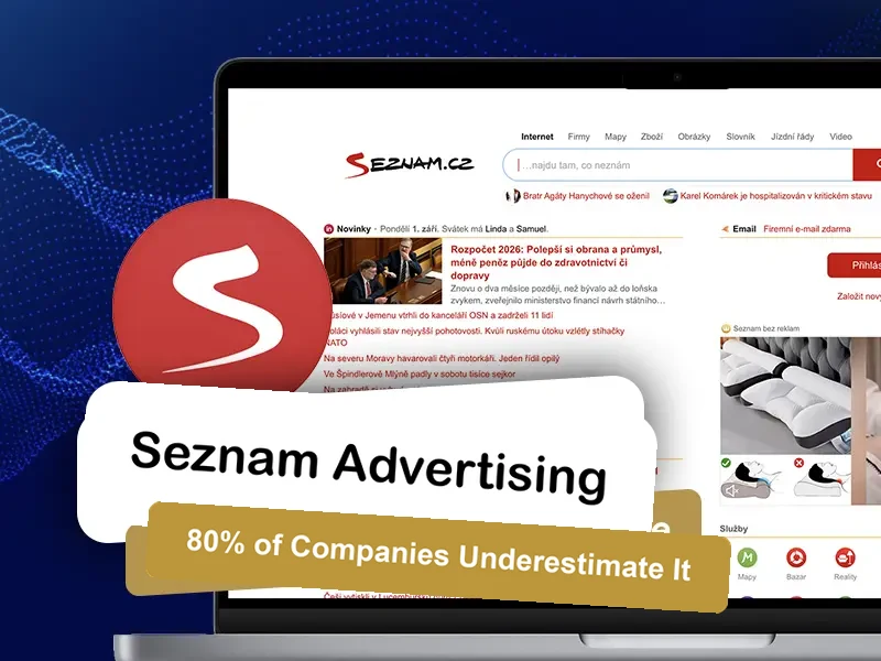 Seznam Ads: 5 reasons 80% of companies underestimate it and lose revenue (Sklik, Seznam.cz).